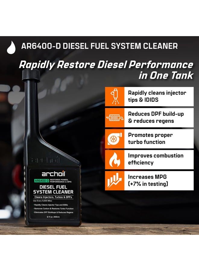 Archoil AR6400-D Diesel Fuel System Cleaner (Two Pack) - Cleans Injectors, Turbo & DPF - Image 2