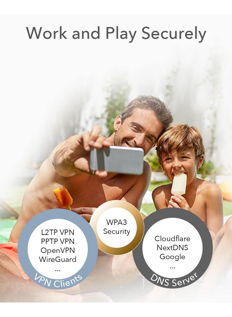 cudy M1300 2-Pack AC1200 Whole Home WiFi Mesh System, AC1200 Dual Band WiFi Router, Range Extender, Vpn, IPv6, Ddns - Image 2