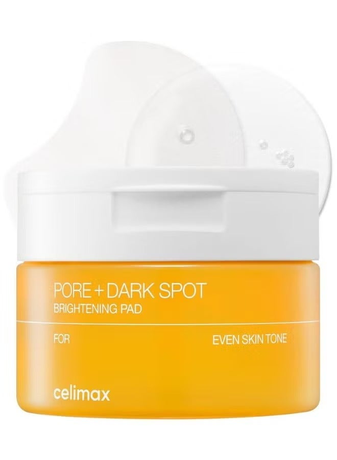 celimax Pore+Dark Spot Brightening Pad (40 Pads) 100ml, Exfoliating Peeling Pads for Enlarged Pores - Image 1