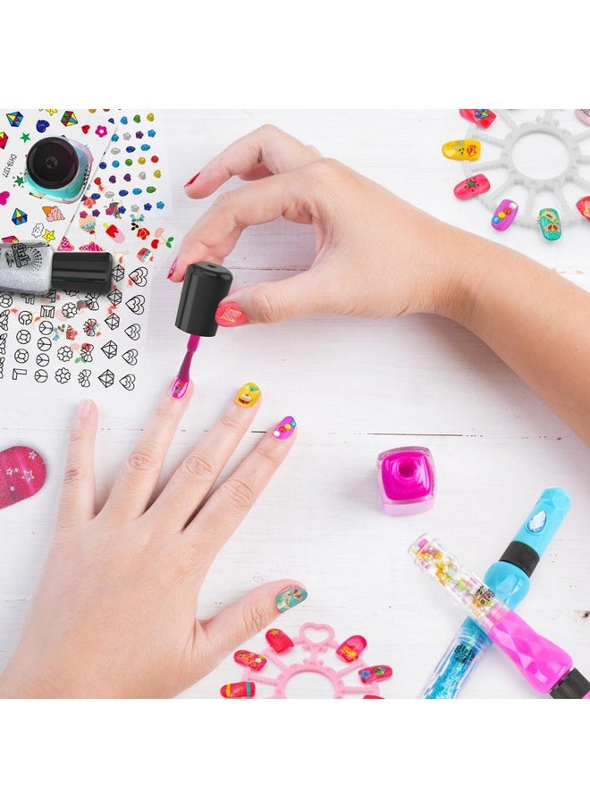 Amagoing Hand Spa Sets For Girls 5In1 Ultimate Nail Art Salon Peeledoff Nail Polish Set Nail Dryer Hand Massage Diy Manicure Studio Spa Days Sleepover Party Gift For Kids Teen Ages 812 1012  - Image 5