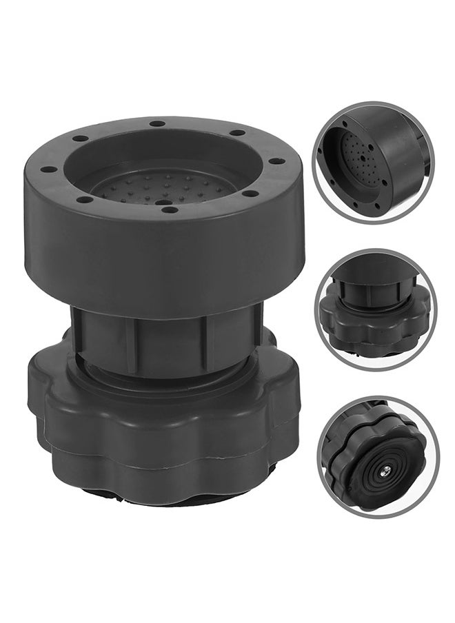4 Pack Washing Machine Shockproof Stand, Adjustable Height, Reduce Vibration and Noise, Dark Gray