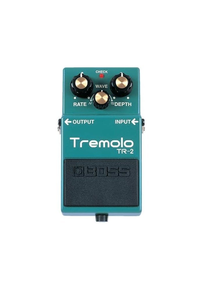 BOSS TR-2 Tremolo Pedal - Vintage Tremolo Effects with Adjustable Rate, Wave, and Depth Controls - Image 3