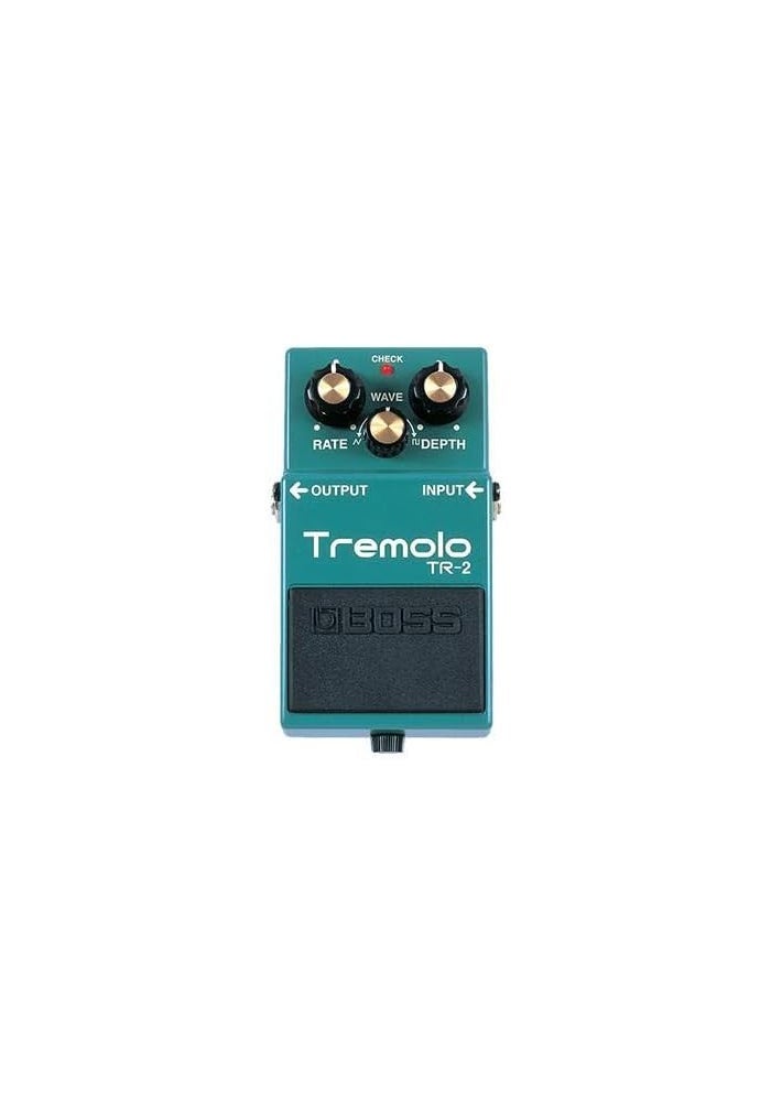 BOSS TR-2 Tremolo Pedal - Vintage Tremolo Effects with Adjustable Rate, Wave, and Depth Controls - Image 2