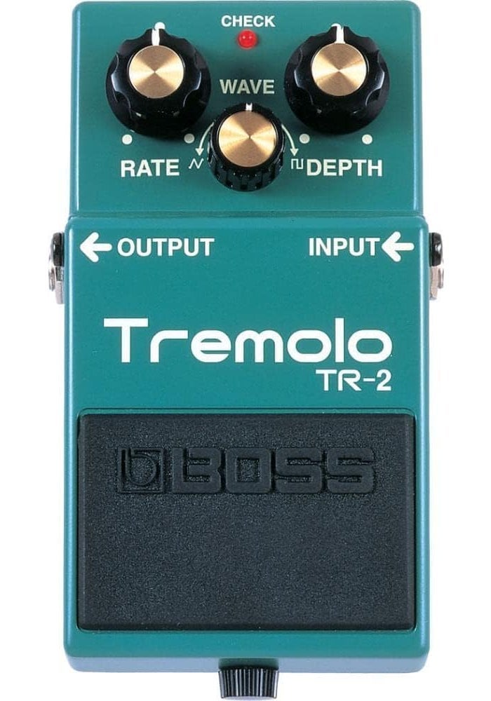 BOSS TR-2 Tremolo Pedal - Vintage Tremolo Effects with Adjustable Rate, Wave, and Depth Controls - Image 1