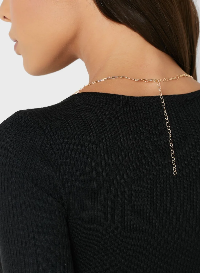 Ginger Chest Chain Body Jewellery