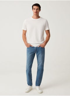 Ovs OVS Slim Fit Jeans With Discolouring  - Image 1