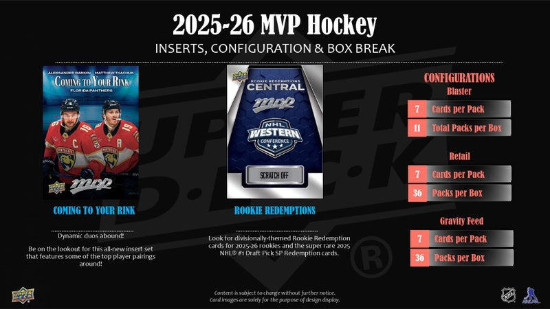 Upper Deck 2025-26 Upper Deck MVP Hockey Blaster Box - Image 4