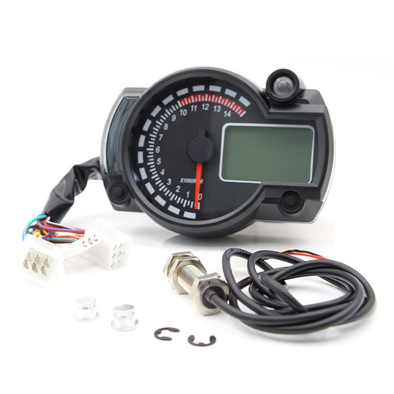 DEMULAX Motorcycle Speedometer Odometer Tachometer - Image 1