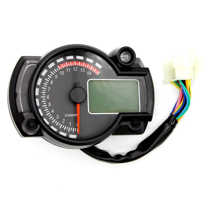 DEMULAX Motorcycle Speedometer Odometer Tachometer - Image 3