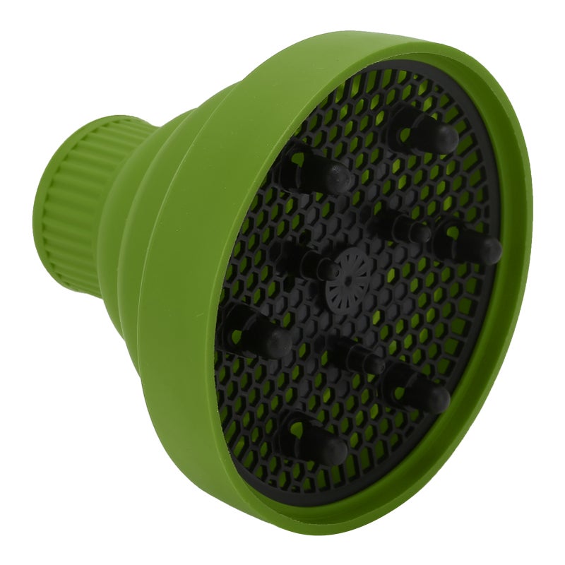 Universal Collapsible Hair Dryer Diffuser Portable Travel Folding Hair Blow Dryer DiffuserGreen - Image 4