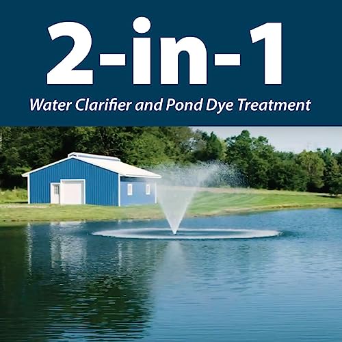 Airmax Pond Dye Plus, Twilight Blue Colorant & Natural Beneficial Bacteria, Large Pond & Lake Water Clarifier & Color Treatment, Shade Plants & Algae from Sunlight, Fish & Livestock Safe, 1 Gallon - Image 4