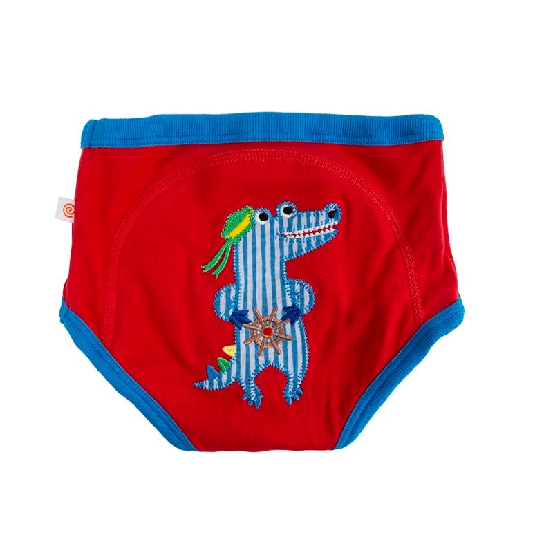 ZOOCCHINI Toddler 3-Pack Potty Training Pants – Soft Organic Cotton Underwear with Absorbent Padding and Fun Designs, Maritime Mates, 2T/3T - Image 2