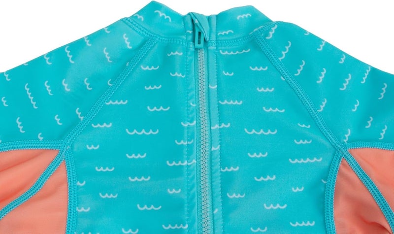 Zoocchini Baby and Toddler Rashguard 1 Piece Swimsuit, Penguin, 12-24 Months - Image 3