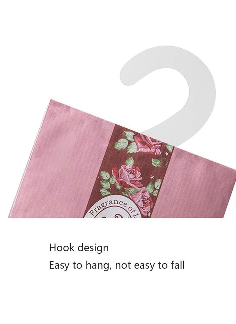 Generic - 5 Scented Sachets with Hanging Hook, Natural Scented Bags, Wardrobe Fresheners for Wardrobe Closet Bathroom Car, Aromatherapy Bag, Lasting Fragrance (Jasmine, Rose, Lavender, Lily, Ocean) - Image 1