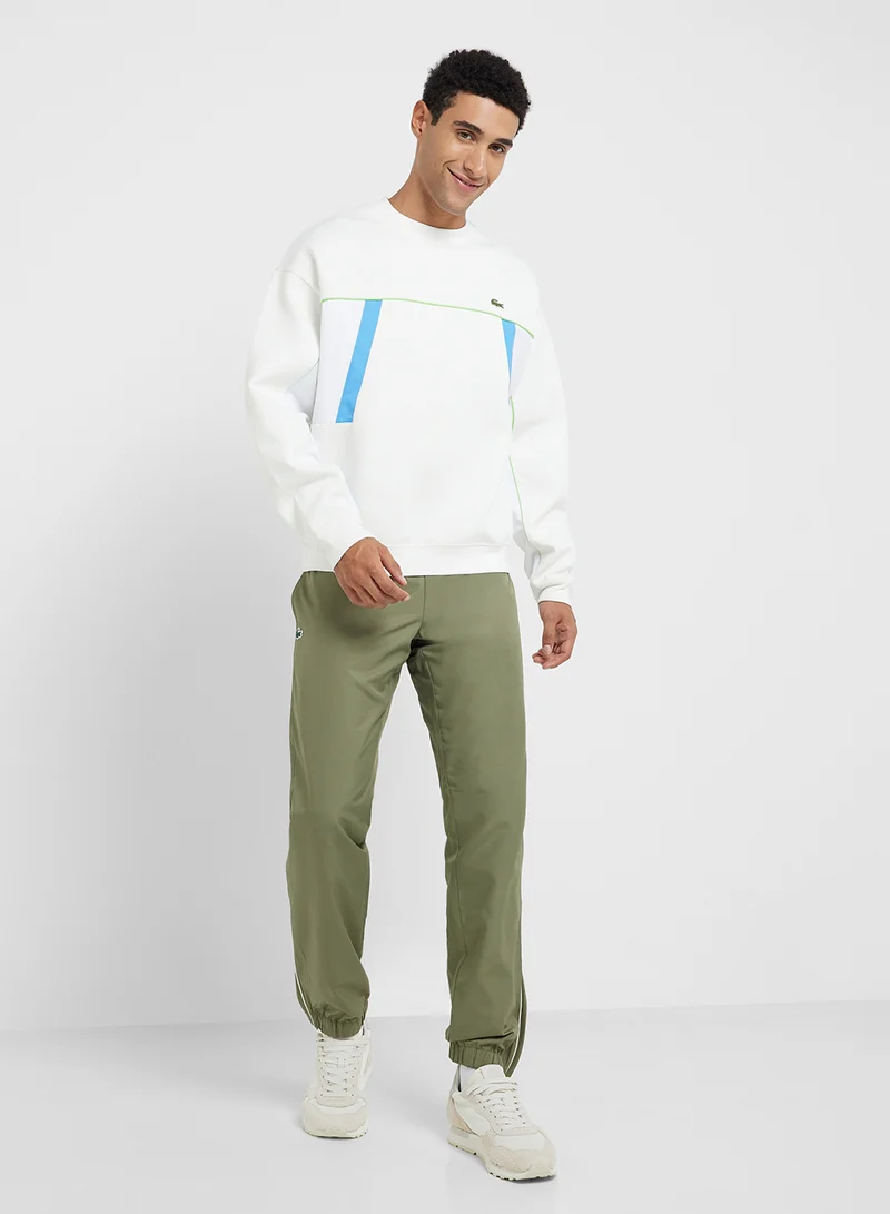 لاكوست Loose Fit Pique Sweatshirt