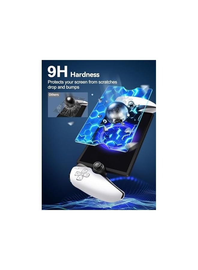 بروماس عبوتان من واقي الشاشة الزجاجي المقوى، عالي الوضوح، صلابة 9H، مقاوم للخدش، سهل التركيب - Image 5