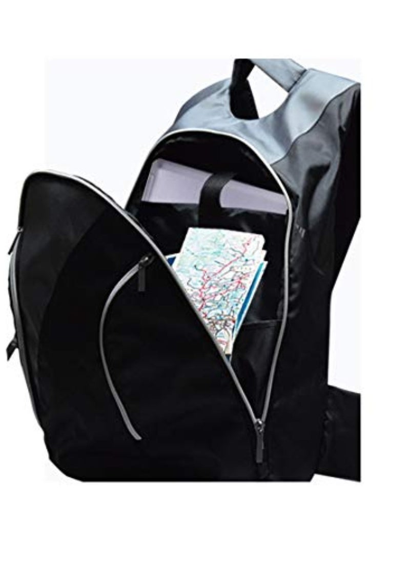Vitacelli - Travel Laptop Backpack, Business Anti Theft Durable Laptop Bag, Water Resistant Large Computer Backpack for Men Women Adult College School BLACK AND GREY - Image 1