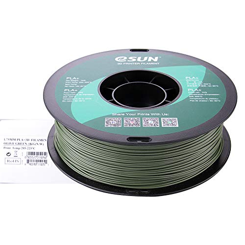eSUN PLA PRO (PLA+) 3D Printer Filament, Dimensional Accuracy +/- 0.03 mm, 1kg, Plastic Spool, 1.75mm, Olive Green - Image 3