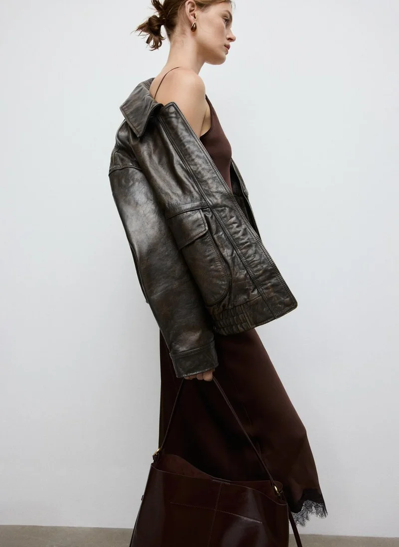 MANGO  Shiny shoulder bag for Women | Best Price UAE