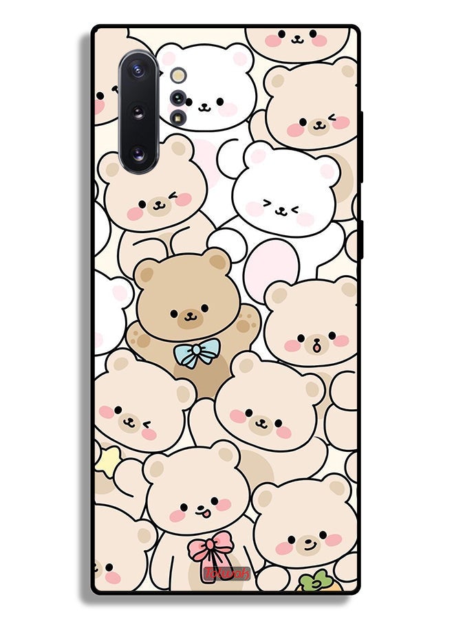 Tolwak Samsung Galaxy Note 10 Plus Protective Case Cover Bears Pattern - Image 2
