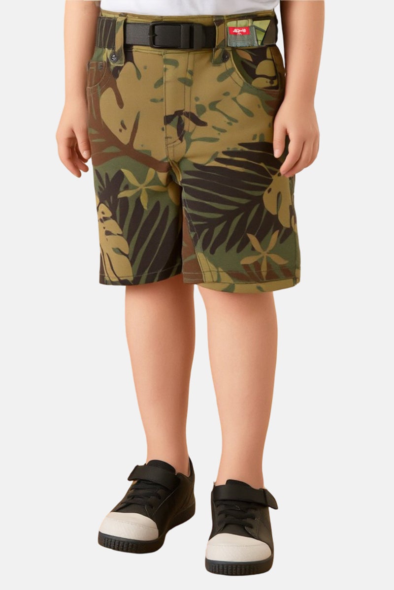 Levi's Toddlers Boy Tropical Print Basic Shorts, Multicolor - Image 1