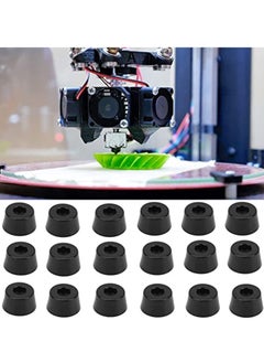 Y&D 18Pcs Furniture Feet Pads Non Slip Round Rubber Chair Leg Floor Table Desk Protection Foot Mat Protectors for Keep in Place Stoppers  - Image 2