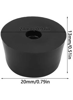 Y&D 18Pcs Furniture Feet Pads Non Slip Round Rubber Chair Leg Floor Table Desk Protection Foot Mat Protectors for Keep in Place Stoppers  - Image 5