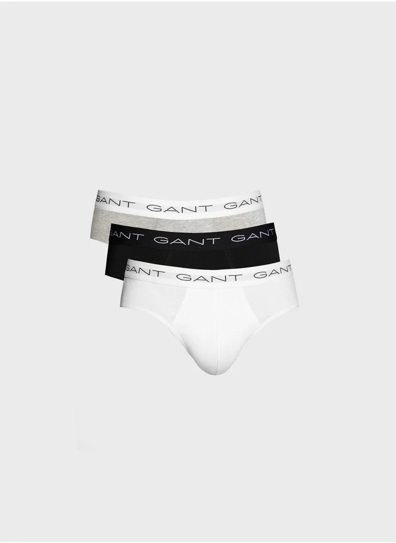 GANT 3 Pack Assorted Logo Band Briefs