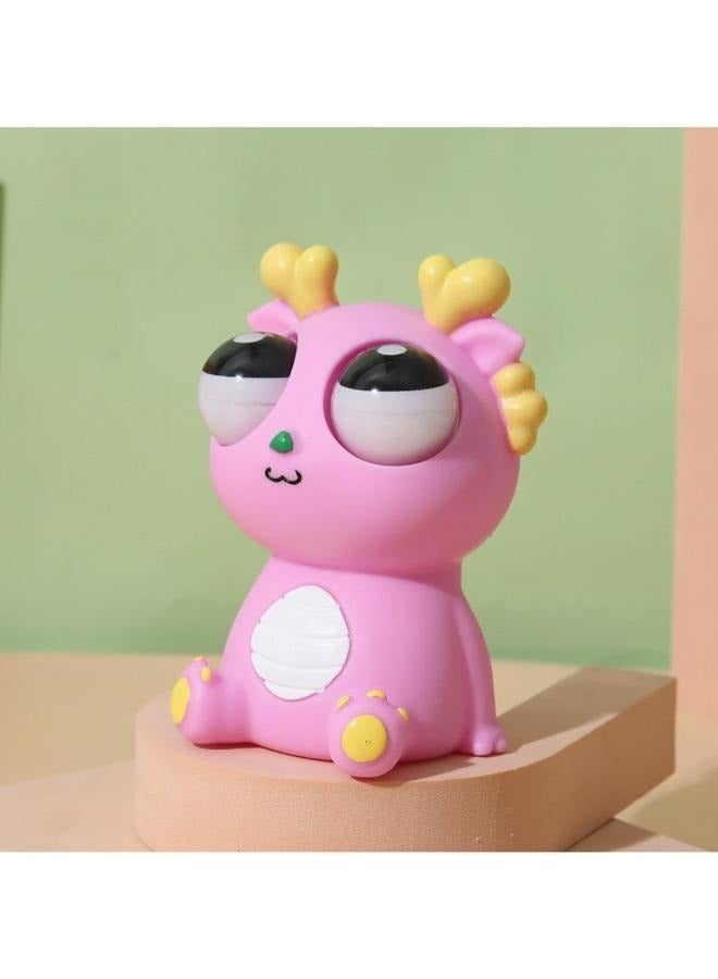 Eye Popping Dragon Worm Squishy Stress Reliever Toy Size: 11cm - Image 1