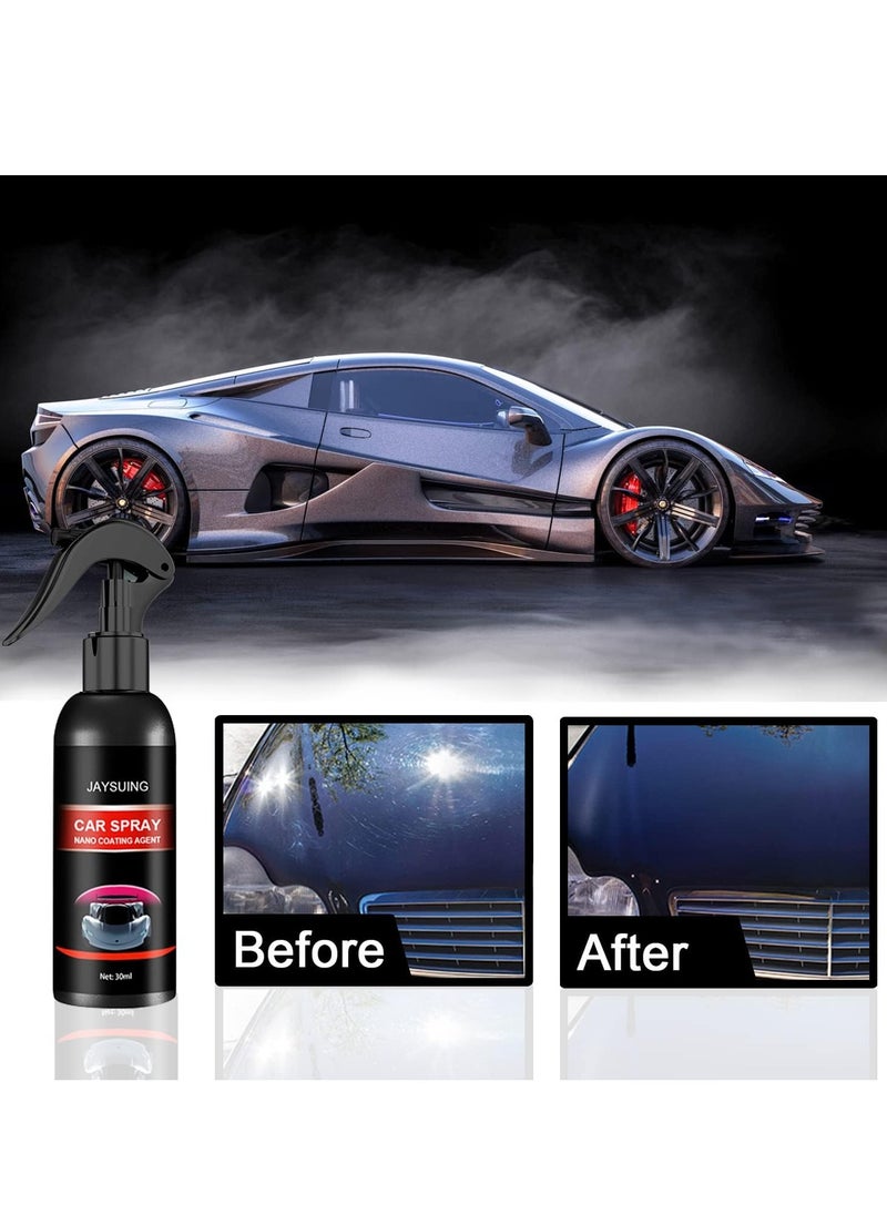 Jaysuing 2Pcs Car Scratch Repair Removal Nano Spray Ceramic Coating Car Paint Sealant Car Scratch Remover Repair Protection & Swirl Remover Polish Scratch Removal for Cars Removes Scratch Mark (250ml)  - Image 2