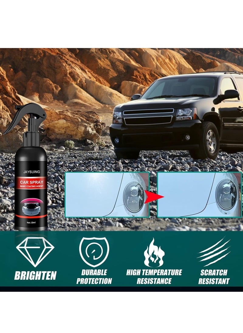 Jaysuing 2Pcs Car Scratch Repair Removal Nano Spray Ceramic Coating Car Paint Sealant Car Scratch Remover Repair Protection & Swirl Remover Polish Scratch Removal for Cars Removes Scratch Mark (250ml)  - Image 3