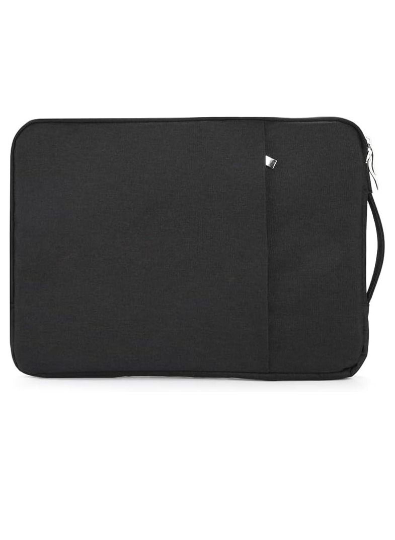 حقيبة لابتوب مقاومة للماء بحجم 13-13.3 بوصة لديل/XPS 13" 9305/9300/9310/7390/9380، ديل إنسبايرون 13 5300 5310 7391، لينوفو/يوغا 13.3"، HP إنفي 13 حقيبة كمبيوتر محمول 13.3 بوصة باللون الأسود - Image 3