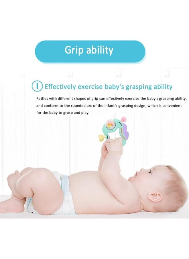 Assorted Baby Rattle & Sensory Toy Set with Storage - Image 4