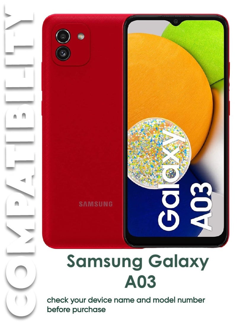 ACLIX 2 Pieces Antistatic ESD Dustproof Premium Quality High Definition Tempered Glass Screen Protector Designed For Samsung Galaxy A03 - Image 3