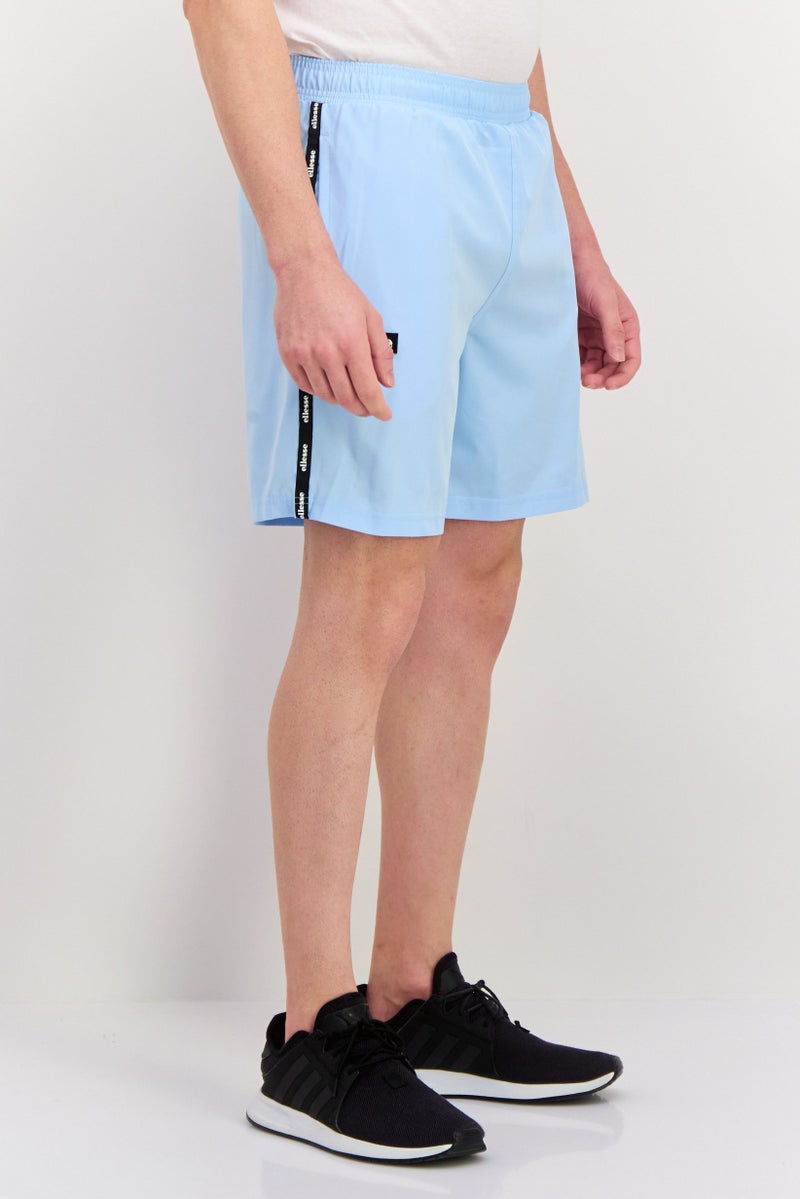Ellesse Men Brand Logo Training Shorts, Light Blue - Image 2