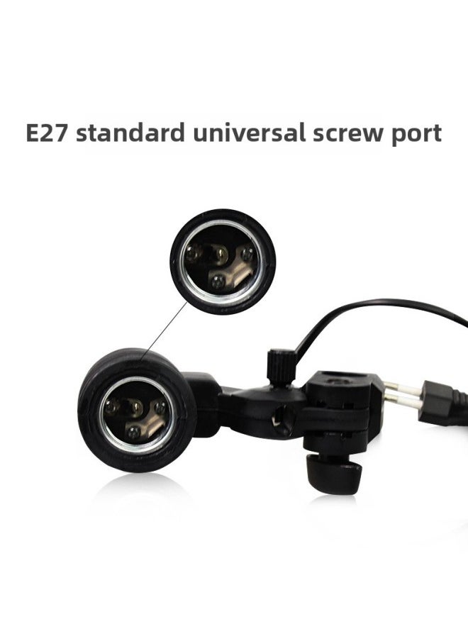 Generic E27 Universal Single Lamp Head Photography Equipment Portrait Shooting Accessories Large Quantity Supply Photography Gear-Light Source Color:E27 Single Lamp Holder  - Image 2