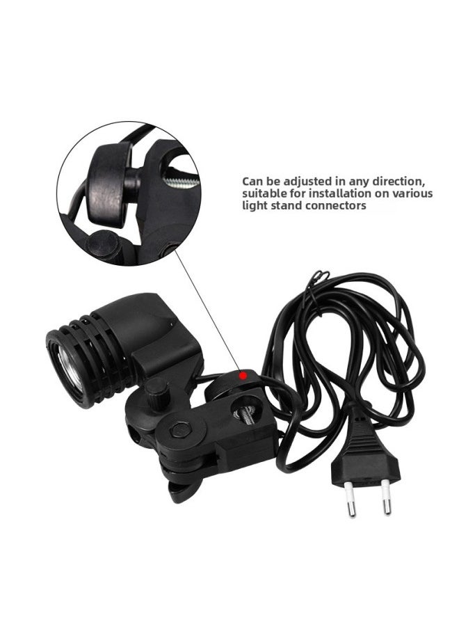 Generic E27 Universal Single Lamp Head Photography Equipment Portrait Shooting Accessories Large Quantity Supply Photography Gear-Light Source Color:E27 Single Lamp Holder  - Image 3