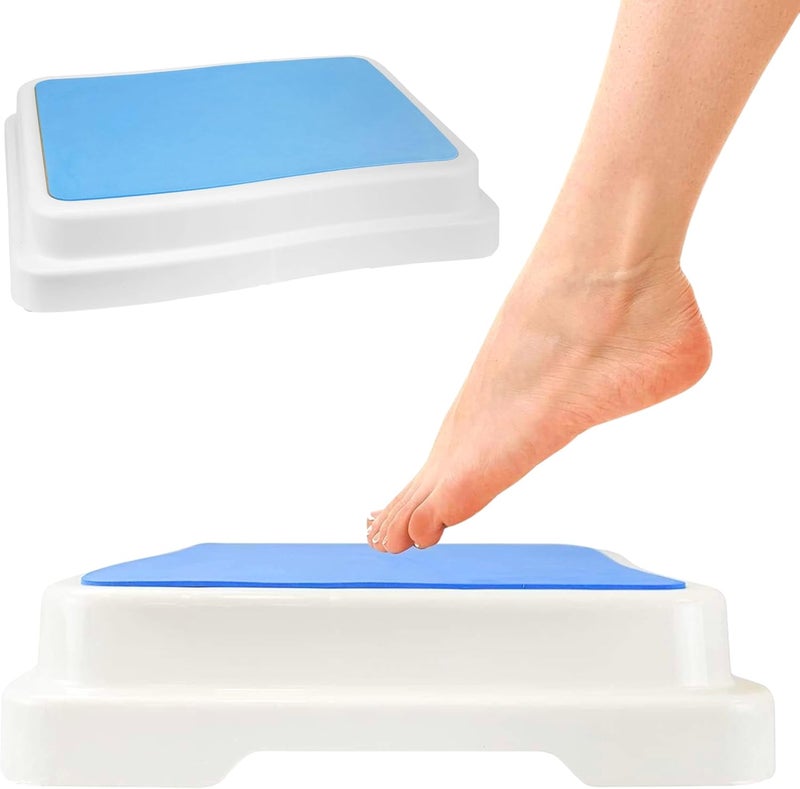 ADEPTNA Sturdy Bathroom Anti Slip Bath Step Elderly Shower Stepping Disability Mobility Aid Door Walking StoolSize 495cm X 40cm X 10cm - Image 1