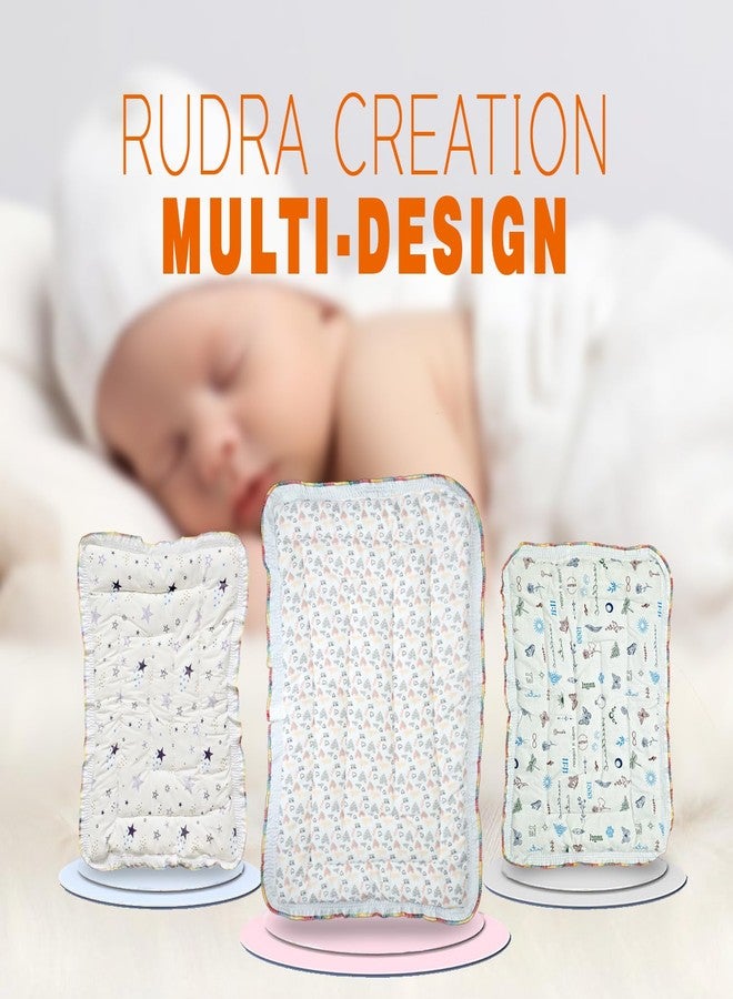 RUDRA CREATION Baby Diaper Changing Mat | Heart Pattern Soft Cotton Godadi | Nappy Changing Mat for Newborn Baby | Baby Changing Sheet | Travel-Friendly | Pack of 1 - Image 5