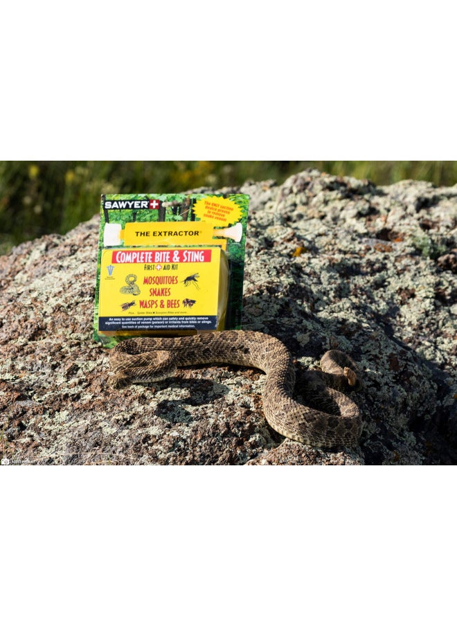 Sawyer Products - Sawyer Products Venom Extractor & Suction Pump Kit for Snake Bite, & Bee, Wasp, and Mosquito Stings, Yellow, One Size (B4) - Image 1