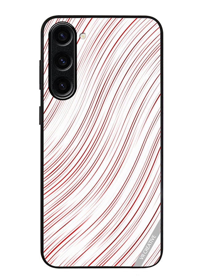 VR CREATIVE Protective Case Cover For Samsung Galaxy S23 Strips Design Multicolour - Image 1