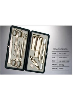 Three Seven (777) World No. 1, Three Seven 777 Travel Manicure Pedicure Grooming Kit Set, (Total 10 PC, Model: TS-2100G),Personal Nail care,Stainless steel, Made in Korea, Since 1975  - Image 5