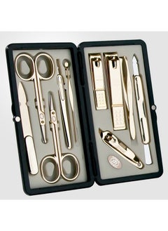 Three Seven (777) World No. 1, Three Seven 777 Travel Manicure Pedicure Grooming Kit Set, (Total 10 PC, Model: TS-2100G),Personal Nail care,Stainless steel, Made in Korea, Since 1975  - Image 1