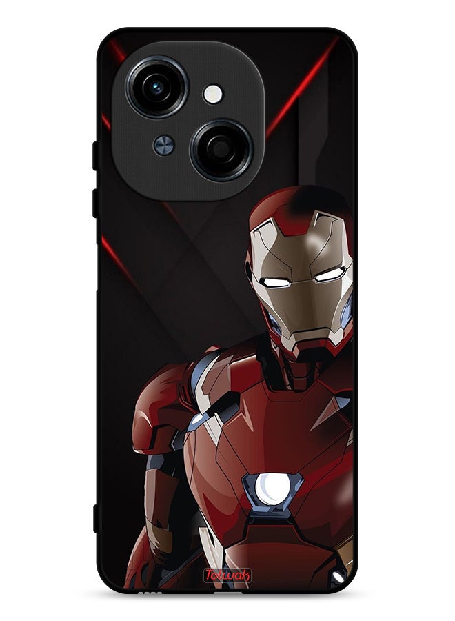 Tolwak Tecno Spark Go 1 4G Protective Case Cover Iron Man - Image 1