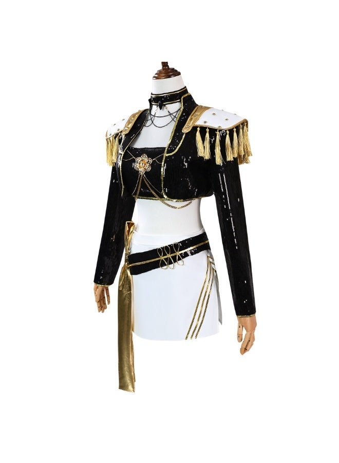 KIDS MIRA Demon Hunters Kids Costume, Black and Gold Series, K-pop Inspired - Image 2