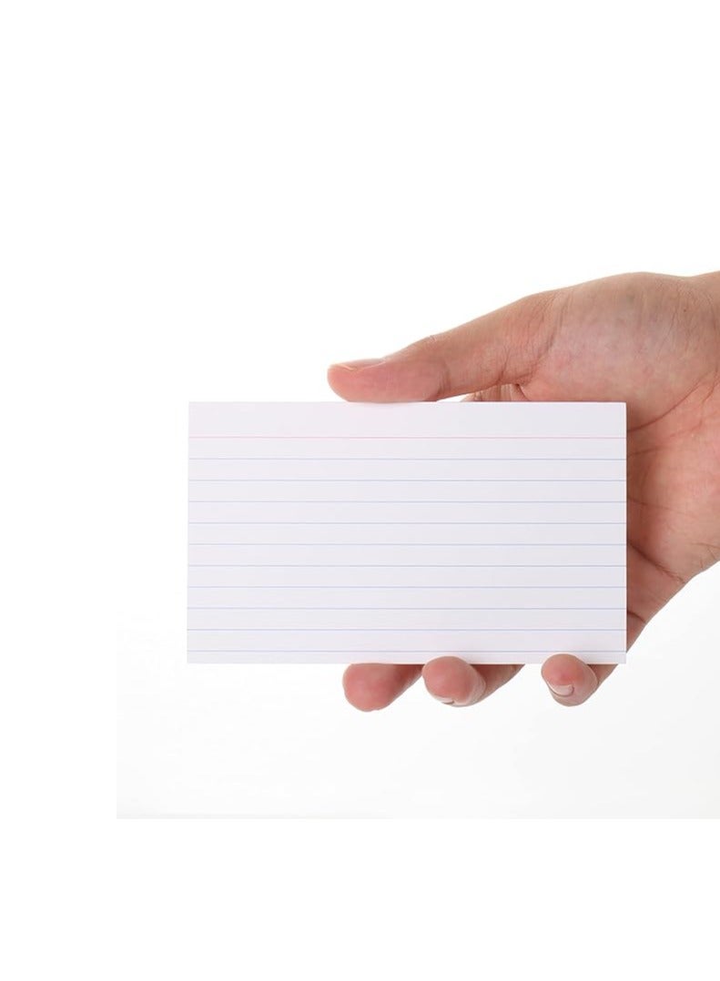 Terabyte Index Cards, 100 Sheets Ruled Index Cards, Flash Cards for Studying, Index Cards, Note Cards, Lined Index Flashcards for Office and School Supplies, 4"x6" Colored Ruled - Image 1