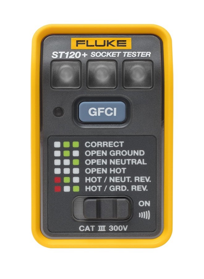Fluke ST120+ GFCI Socket Tester with Audible Beeper - Image 1