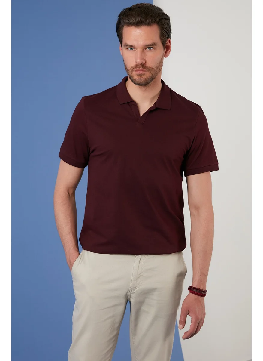 Buratti Slim Fit Cotton Polo T Shirt Men's Polo 5902141