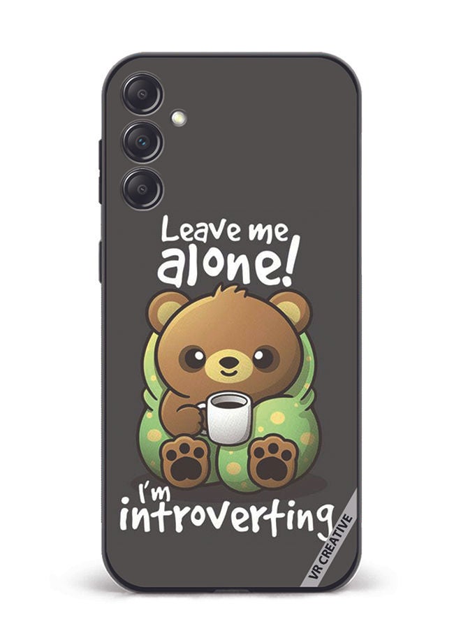 VR CREATIVE Protective Case Cover For Samsung Galaxy M54 Leave Me Alone Design Multicolour - Image 1