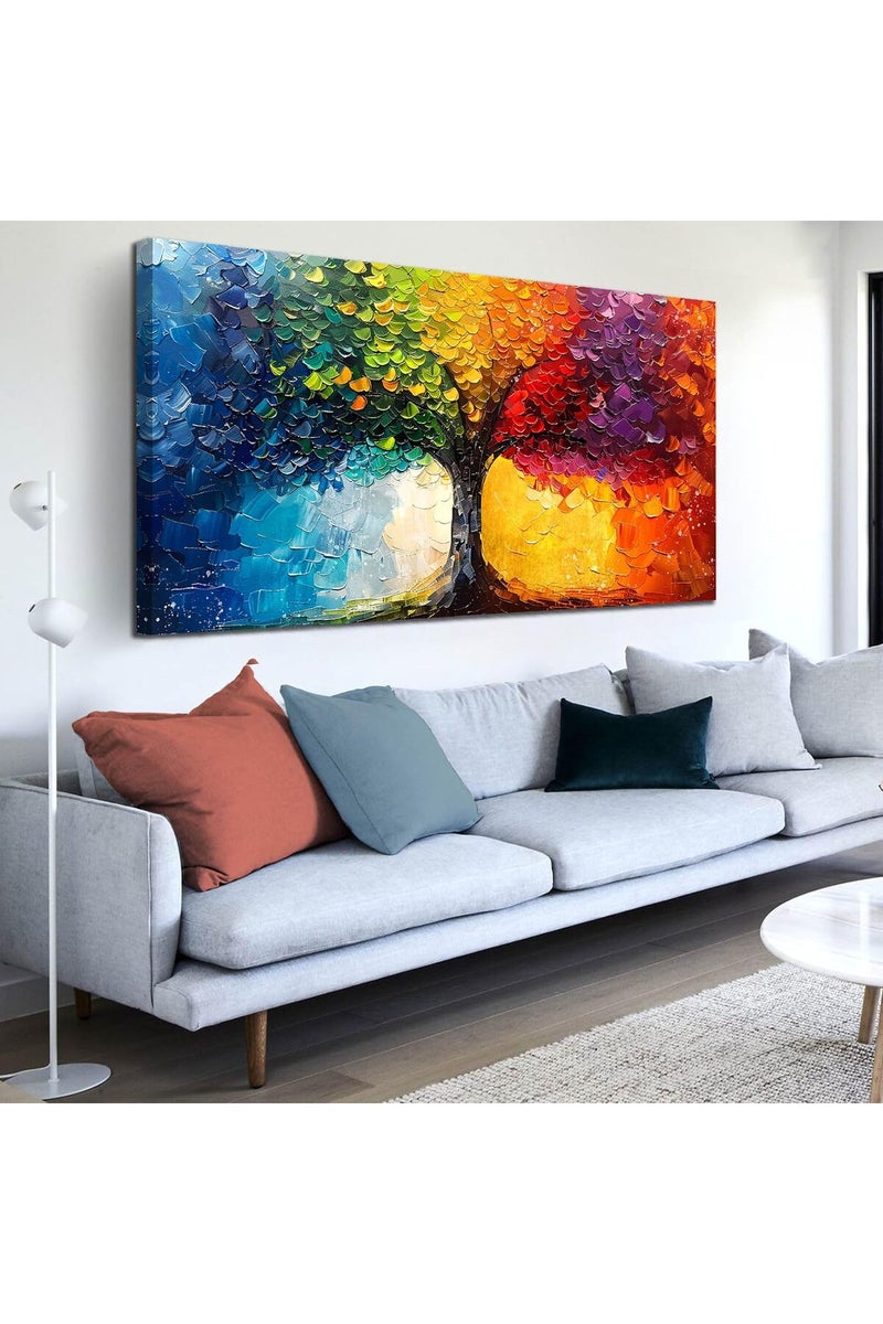 Beautiful 60x120 cm Wrap Framed Canvas Wall Art with Customizable Frame Decor